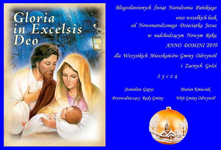 Życzenia Boże Narodzenie 2018