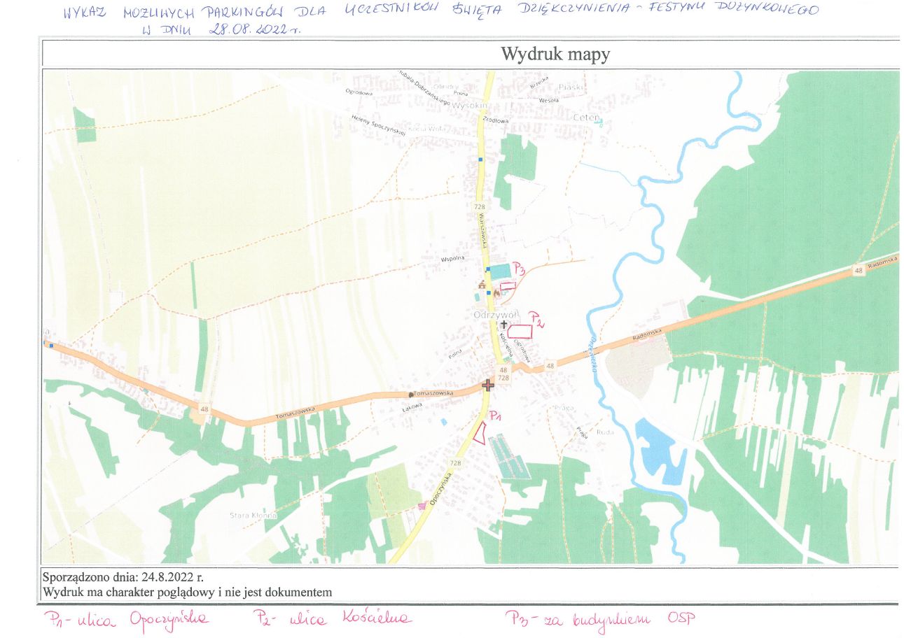 Mapa parkingów