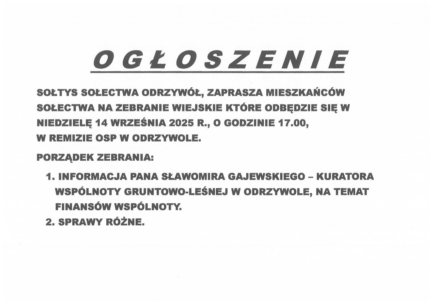 zebranie