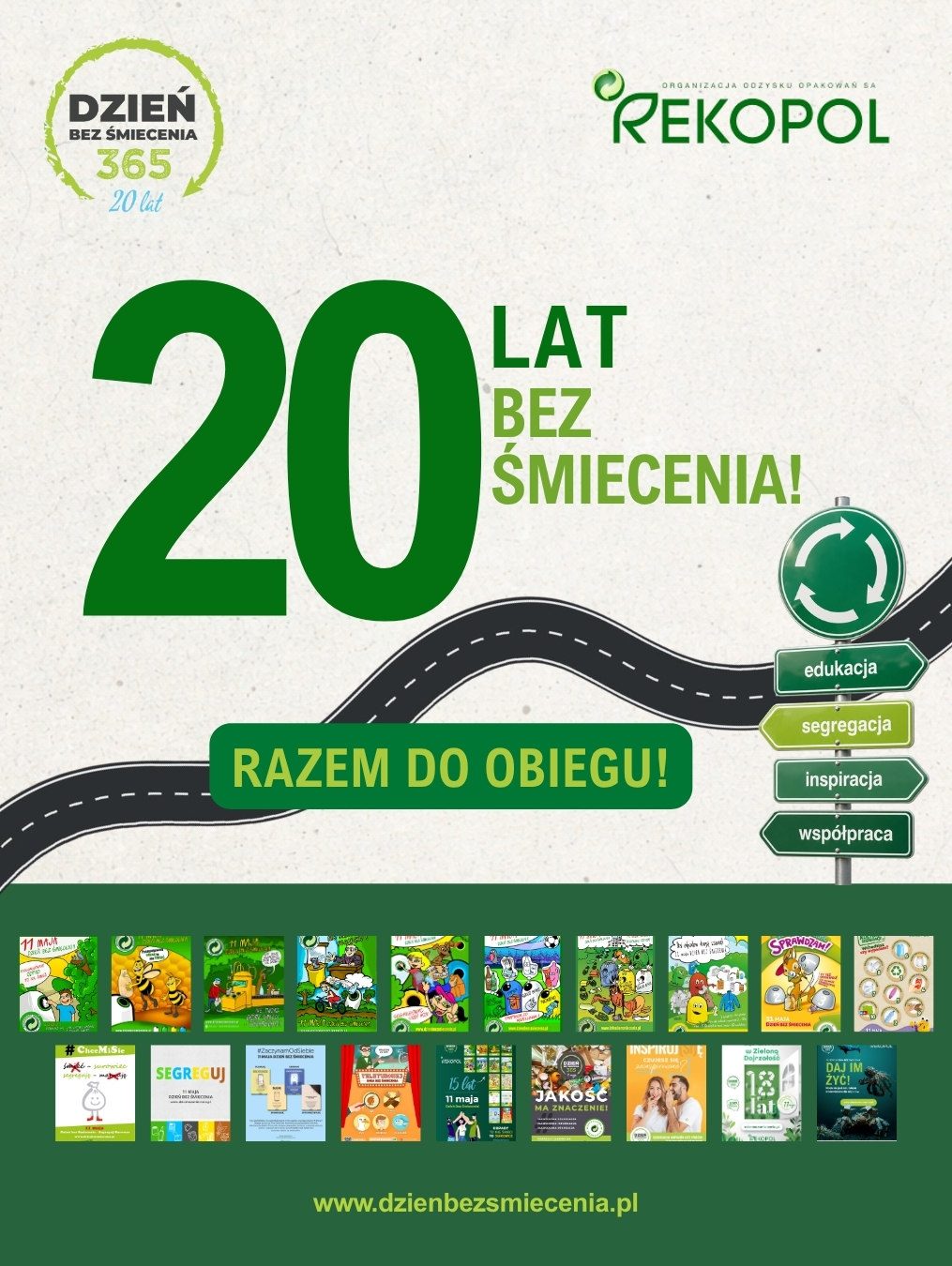 Dzień bez śmieci - plakat