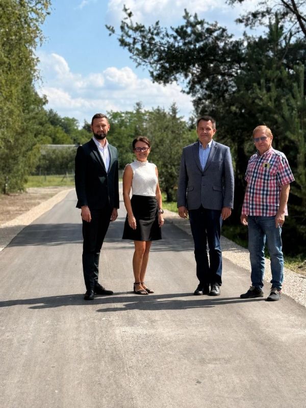 odbi&oacute;r drogi Dąbrowa